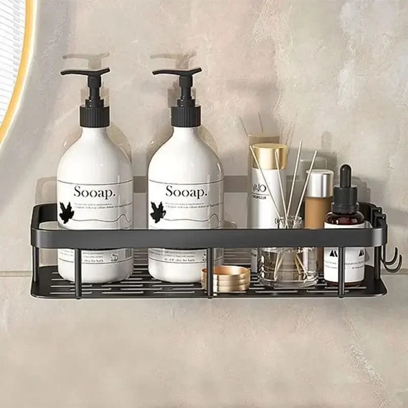 No-Drill Wall Mount Corner Shelf Shower