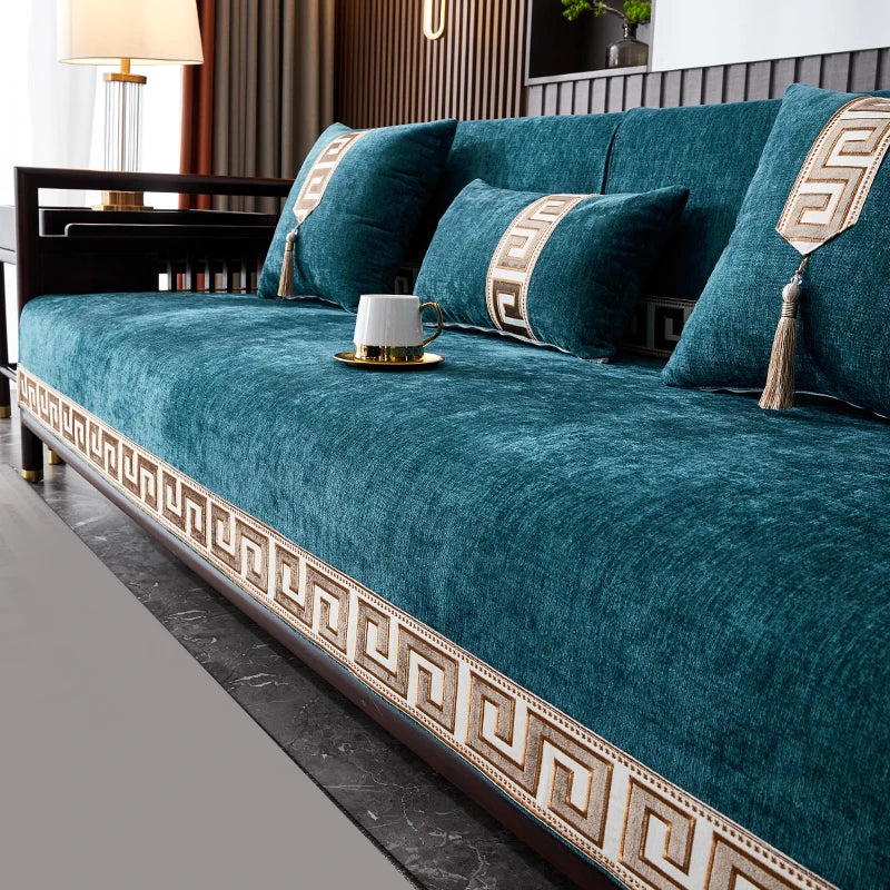 Slip-Resistant Universal Sofa Cover – Durable