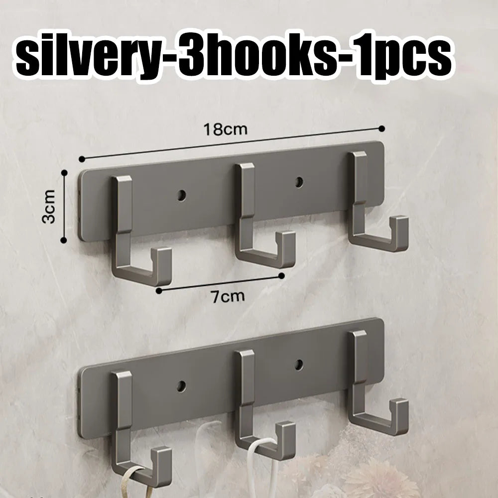 Hook strong adhesive wall mounted towel bathroom wall
