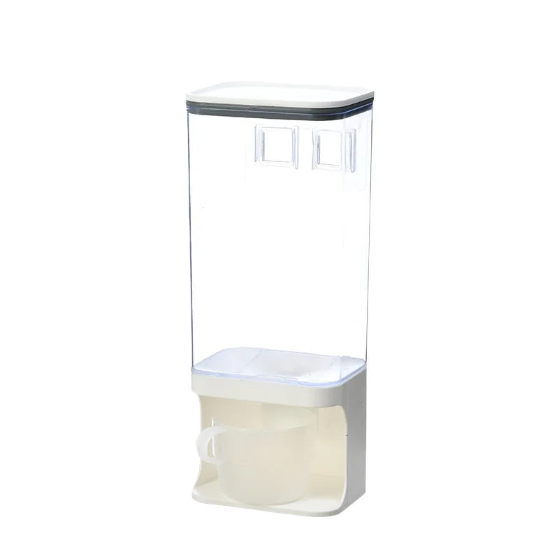 Simple compartmented grain can storage box