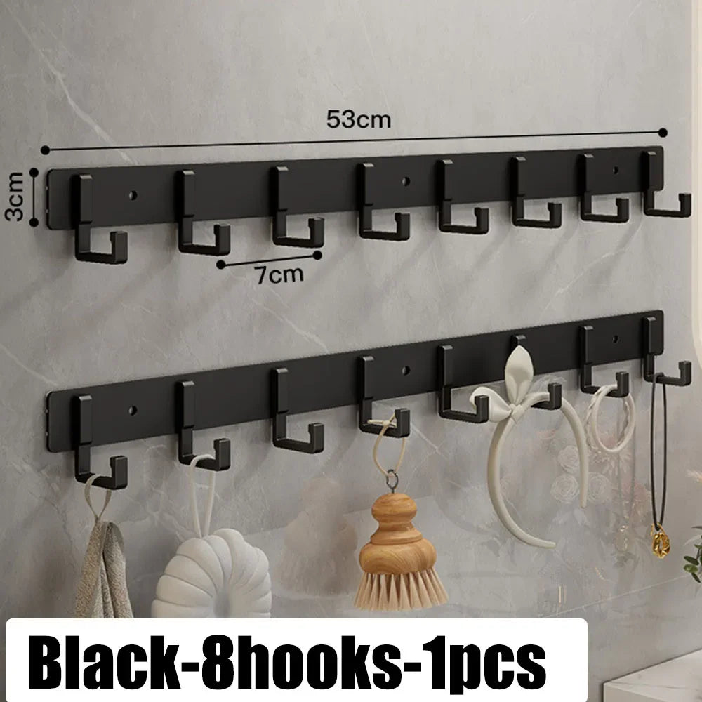 Hook strong adhesive wall mounted towel bathroom wall