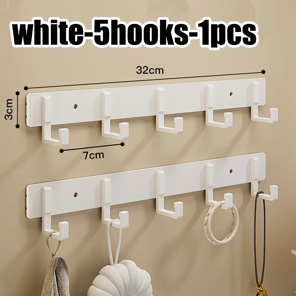 Hook strong adhesive wall mounted towel bathroom wall