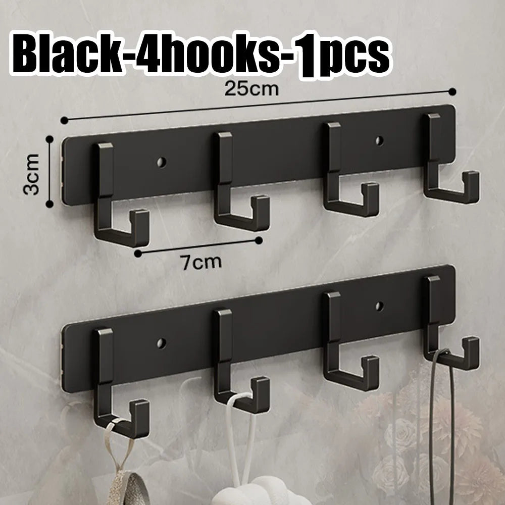 Hook strong adhesive wall mounted towel bathroom wall