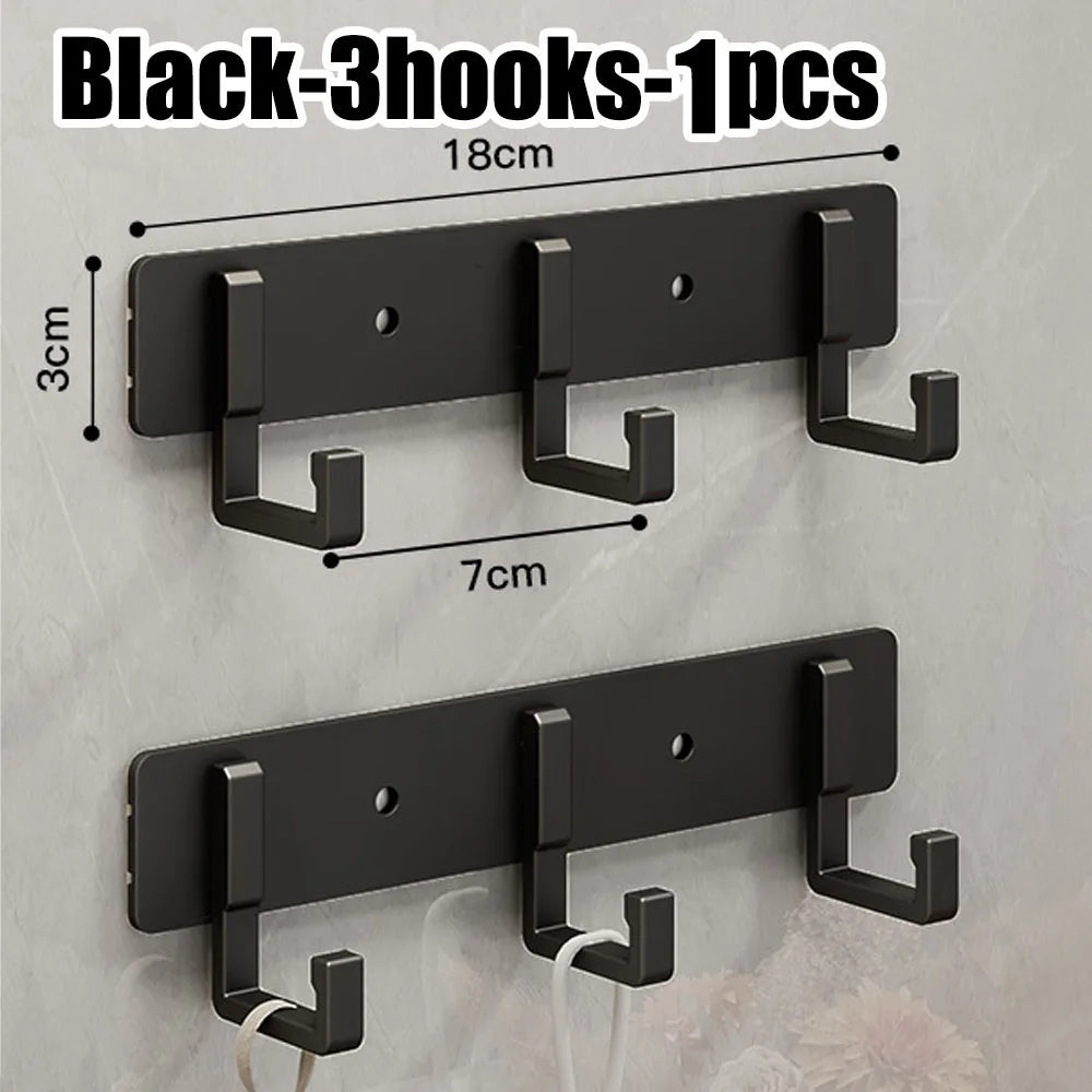 Hook strong adhesive wall mounted towel bathroom wall