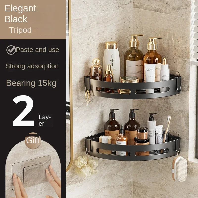 No punching required Bathroom Shampoo Holder Shower
