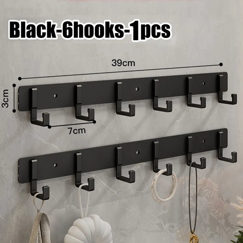 Hook strong adhesive wall mounted towel bathroom wall