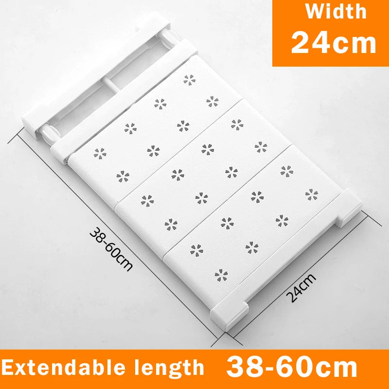 Adjustable Closet Organizer Storage Shelf Wall Mounted Kitchen