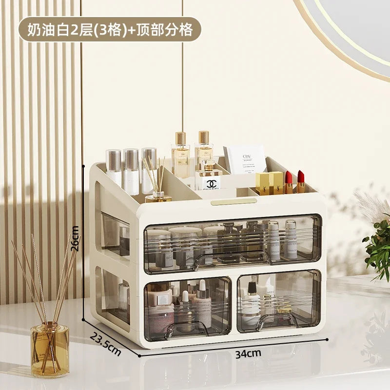 Cosmetics storage box, lipstick mask, compartment shelf
