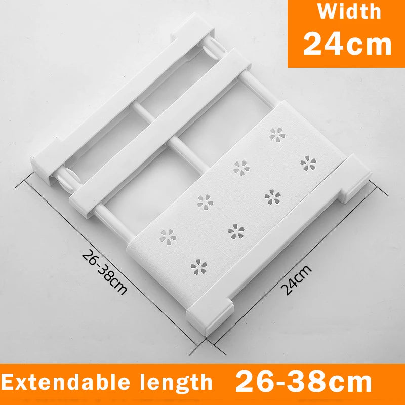 Adjustable Closet Organizer Storage Shelf Wall Mounted Kitchen