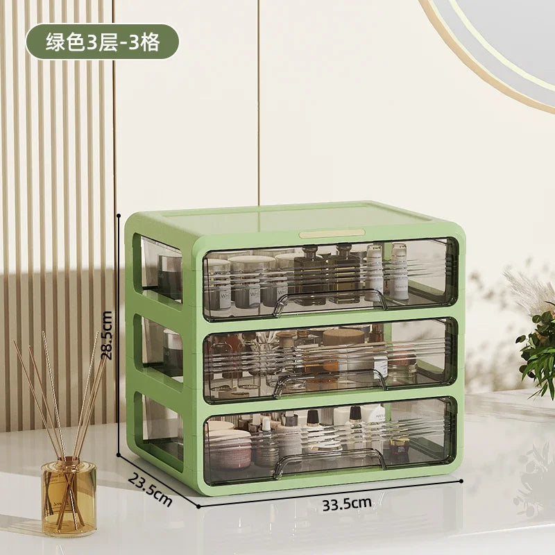 Cosmetics storage box, lipstick mask, compartment shelf