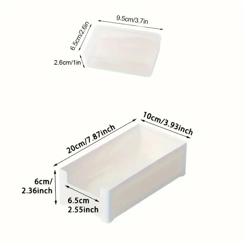 Cable Organizer Storage Box Set Durable Plastic