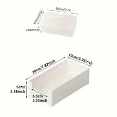 Cable Organizer Storage Box Set Durable Plastic