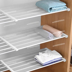 Adjustable Wardrobe Storage Shelf Space Saving Organizer