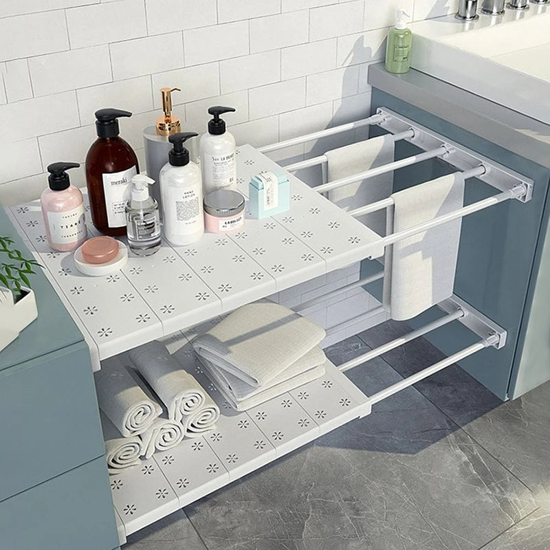 Adjustable Wardrobe Storage Shelves Clothing Closet Shelf