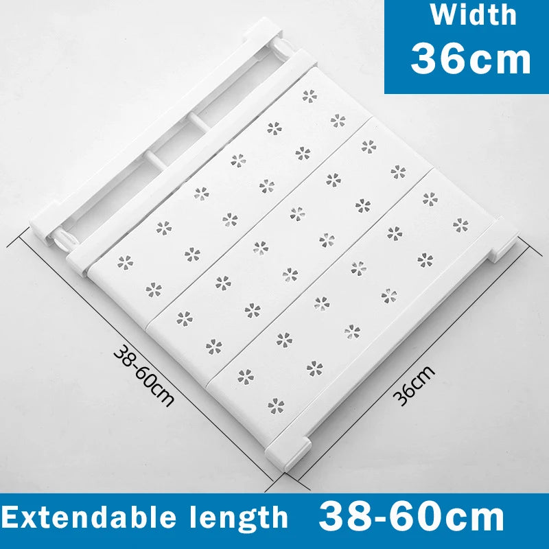Adjustable Closet Organizer Storage Shelf Wall Mounted Kitchen