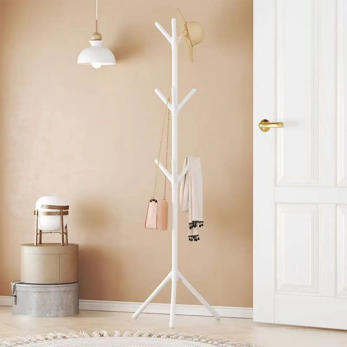 Clothes and Hats Rack Floor To Floor Bedroom