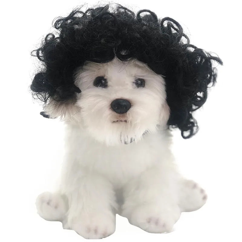 Pet Wigs Dog Wigs Supplies Halloween
