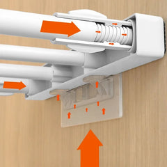 White Expandable Divider Punch-free Retractable Layers Board