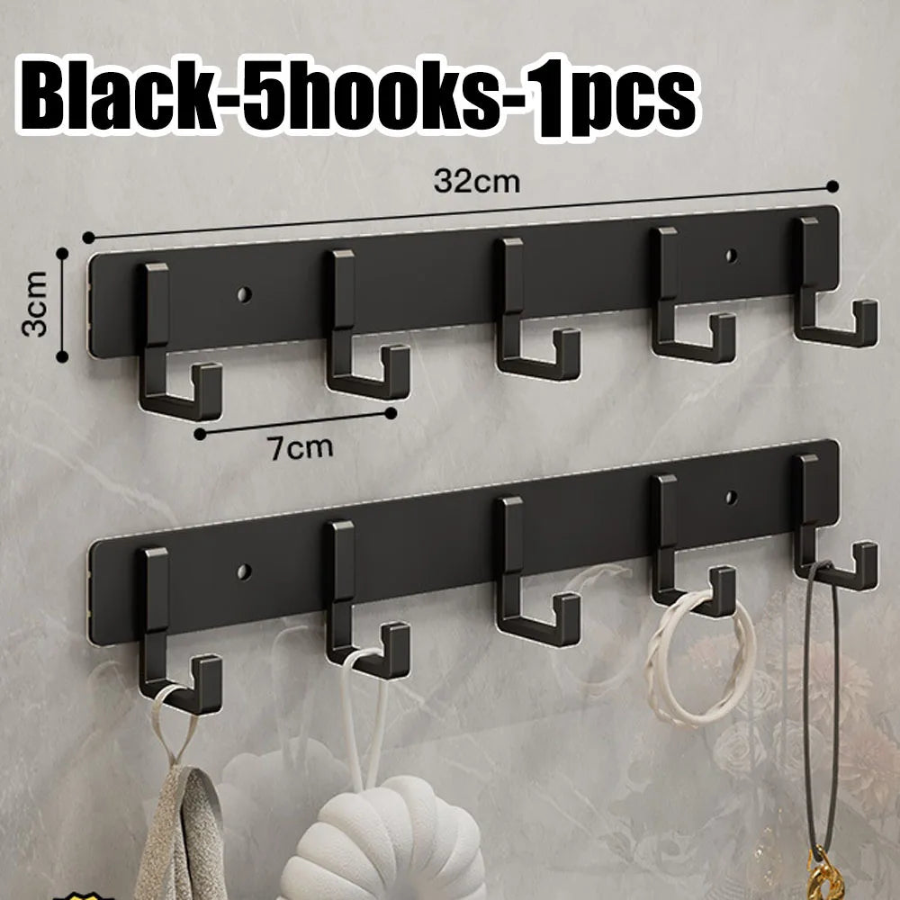 Hook strong adhesive wall mounted towel bathroom wall