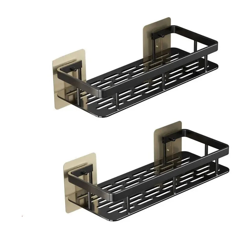 No-Drill Wall Mount Corner Shelf Shower