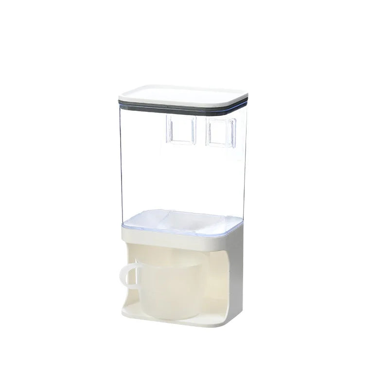Simple compartmented grain can storage box