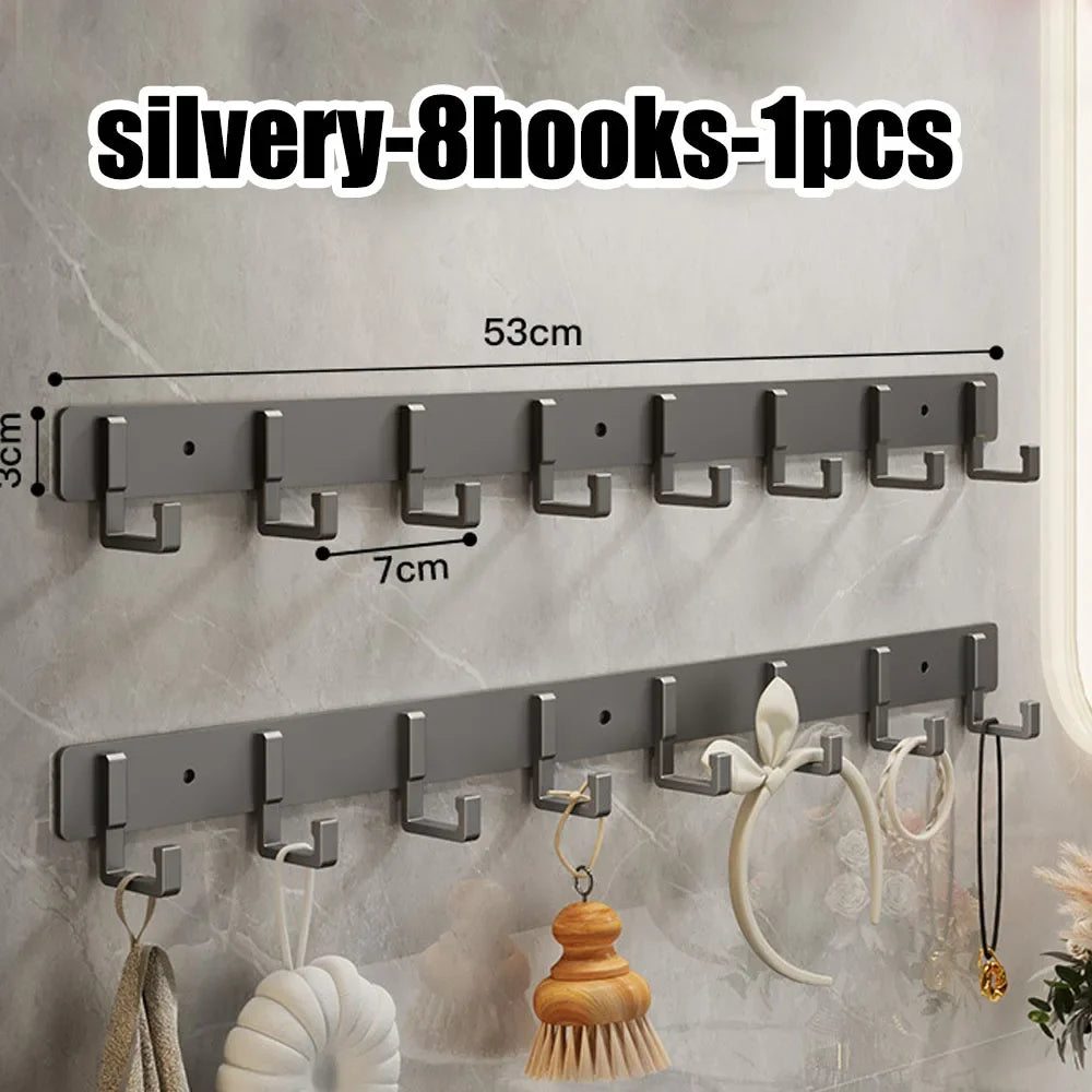 Hook strong adhesive wall mounted towel bathroom wall