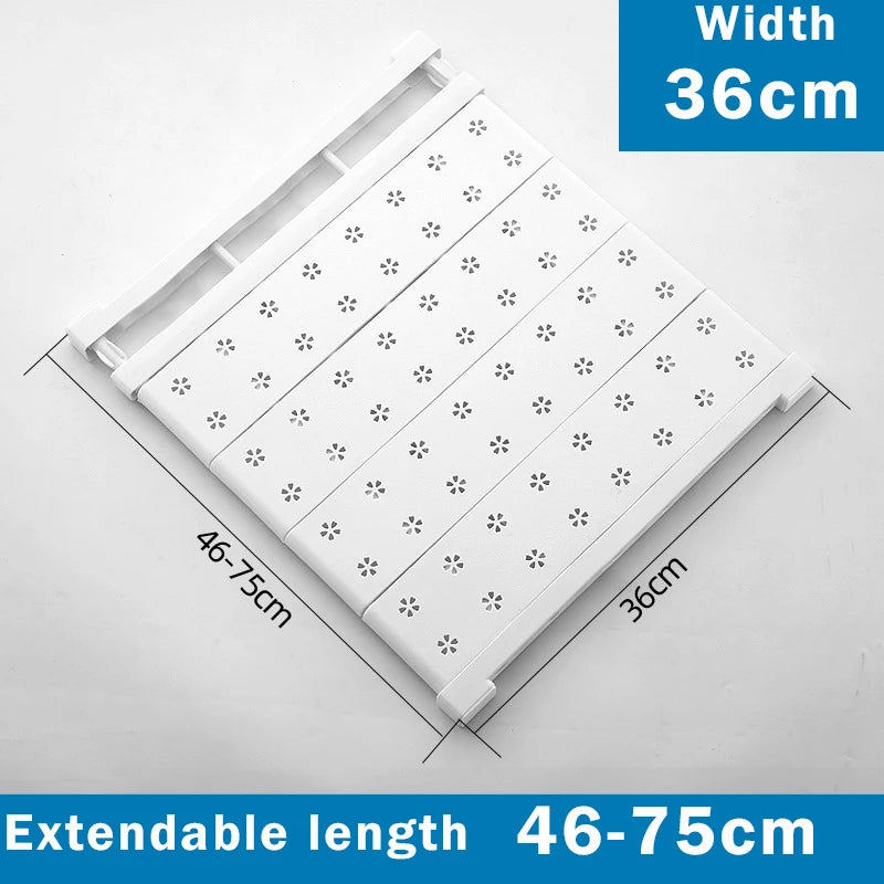 Adjustable Closet Organizer Storage Shelf Wall Mounted Kitchen