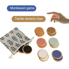 Children Montessori Sensory Toys Tactile Board
