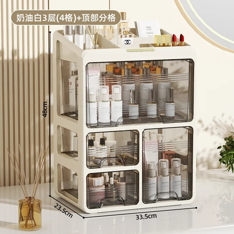 Cosmetics storage box, lipstick mask, compartment shelf