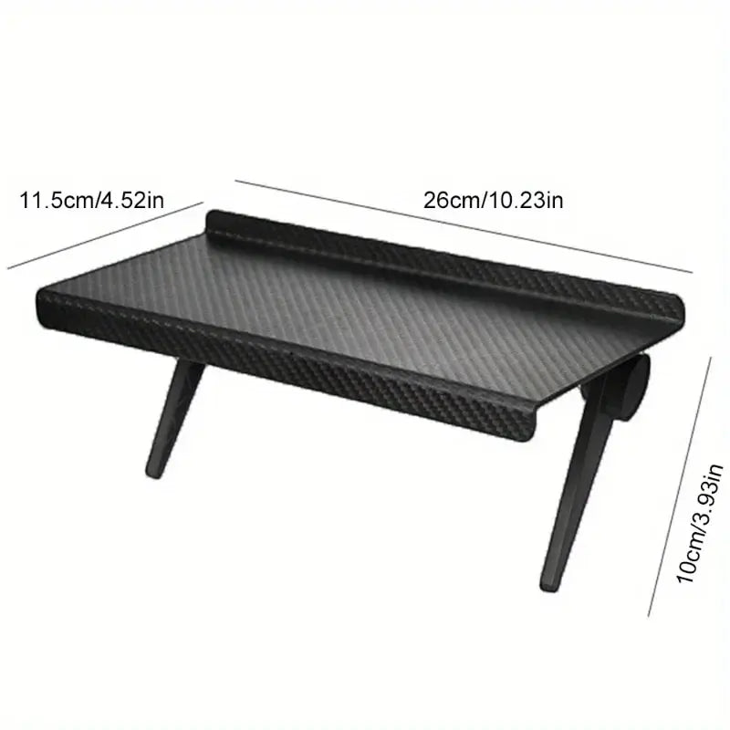 Adjustable Storage Rack At The Top Of The TV Screen