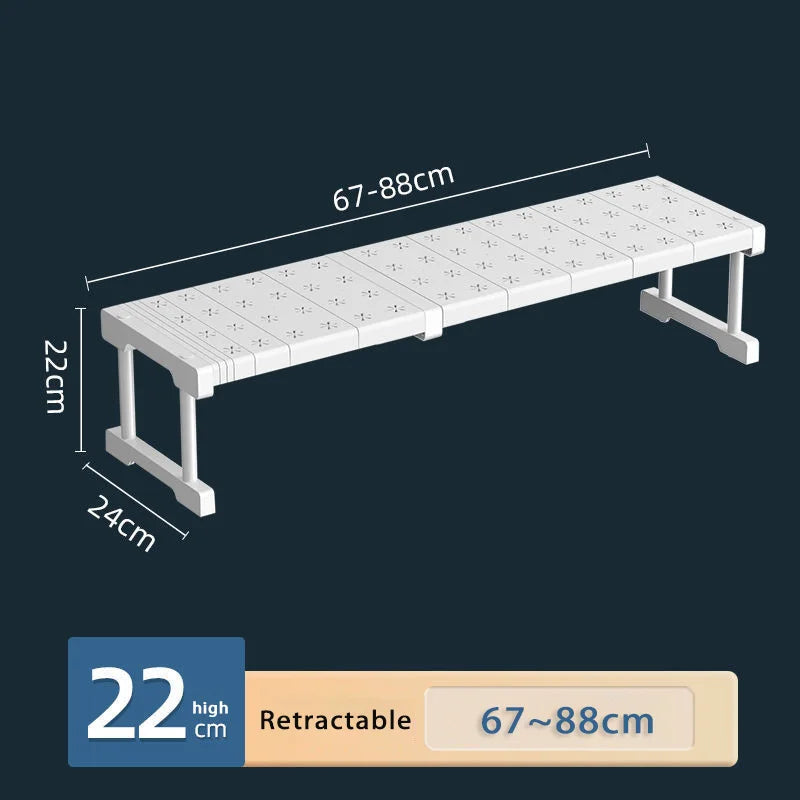 Adjustable Wardrobe Storage Shelves Bedroom Closet