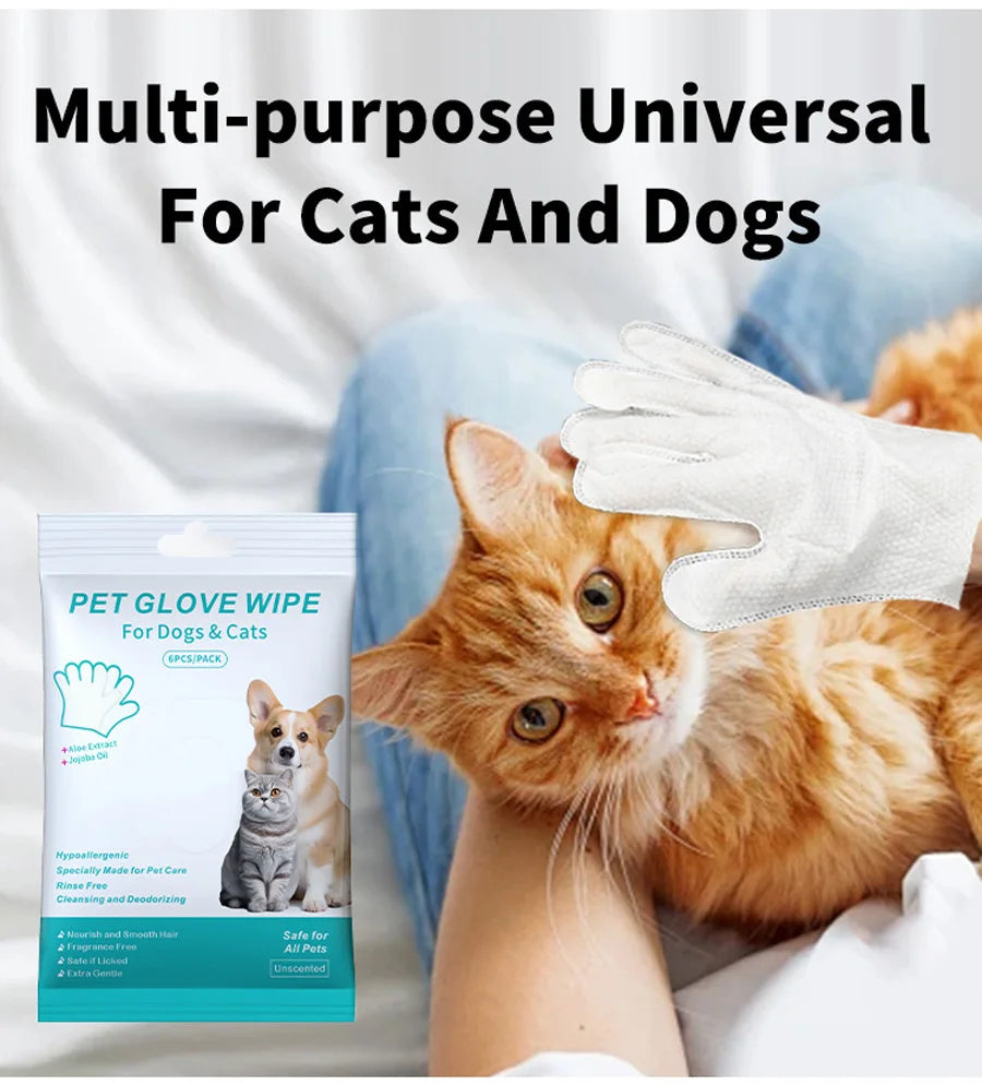 Pet supplies disposable gloves, bathing and cleaning